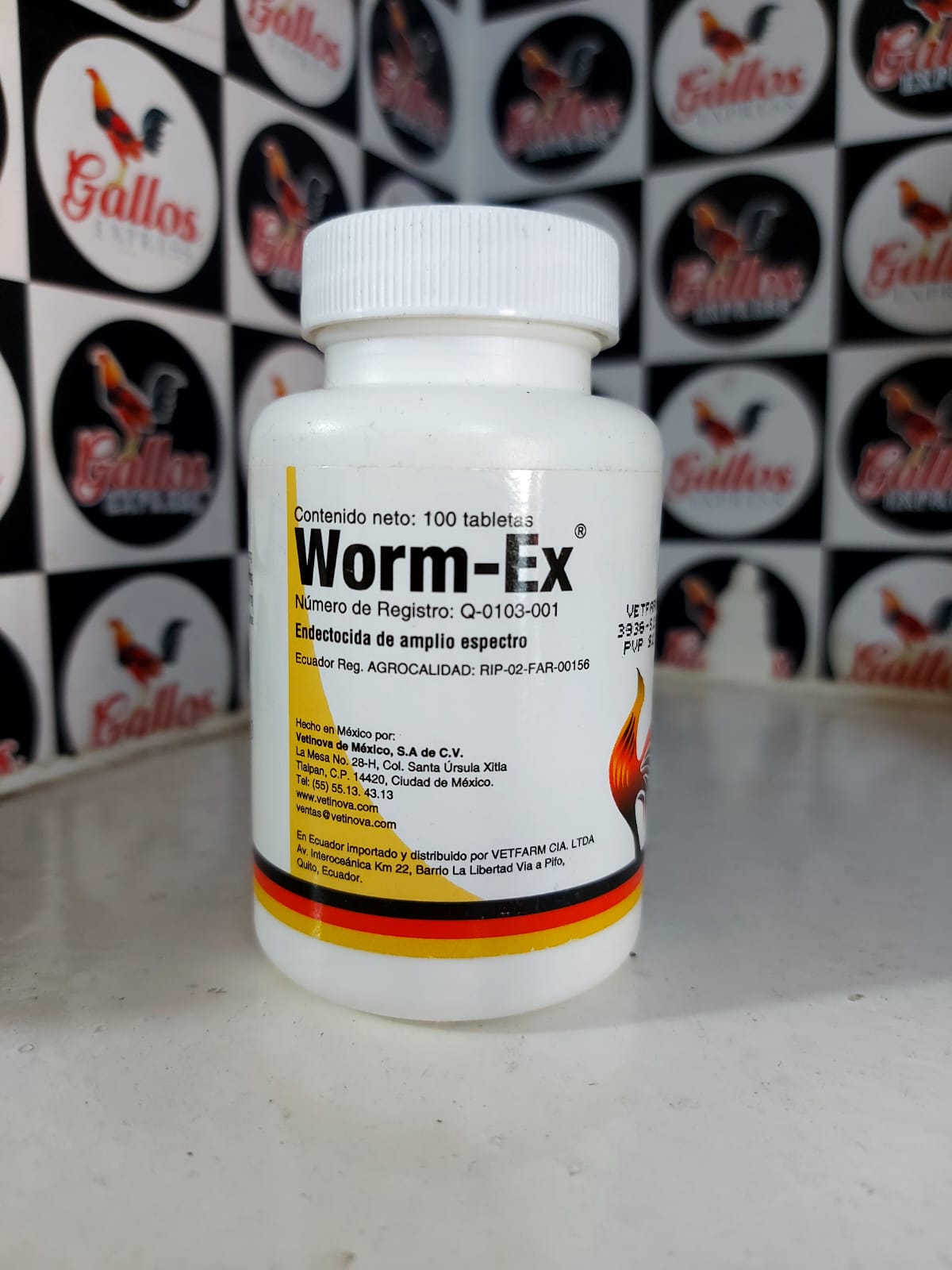 Worm-ex de 100 tabletas