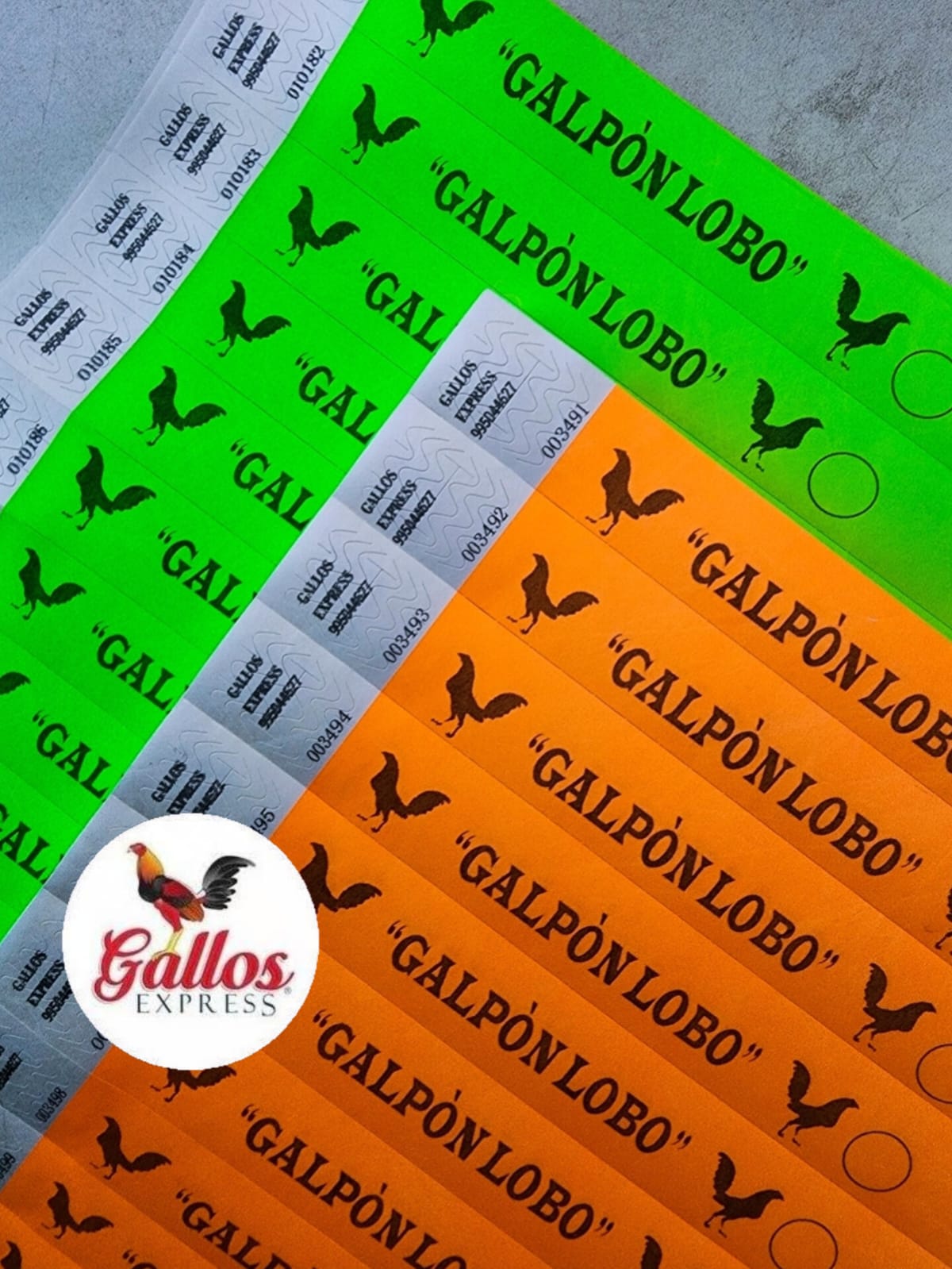 BRAZALETES PARA EVENTOS MILLAR