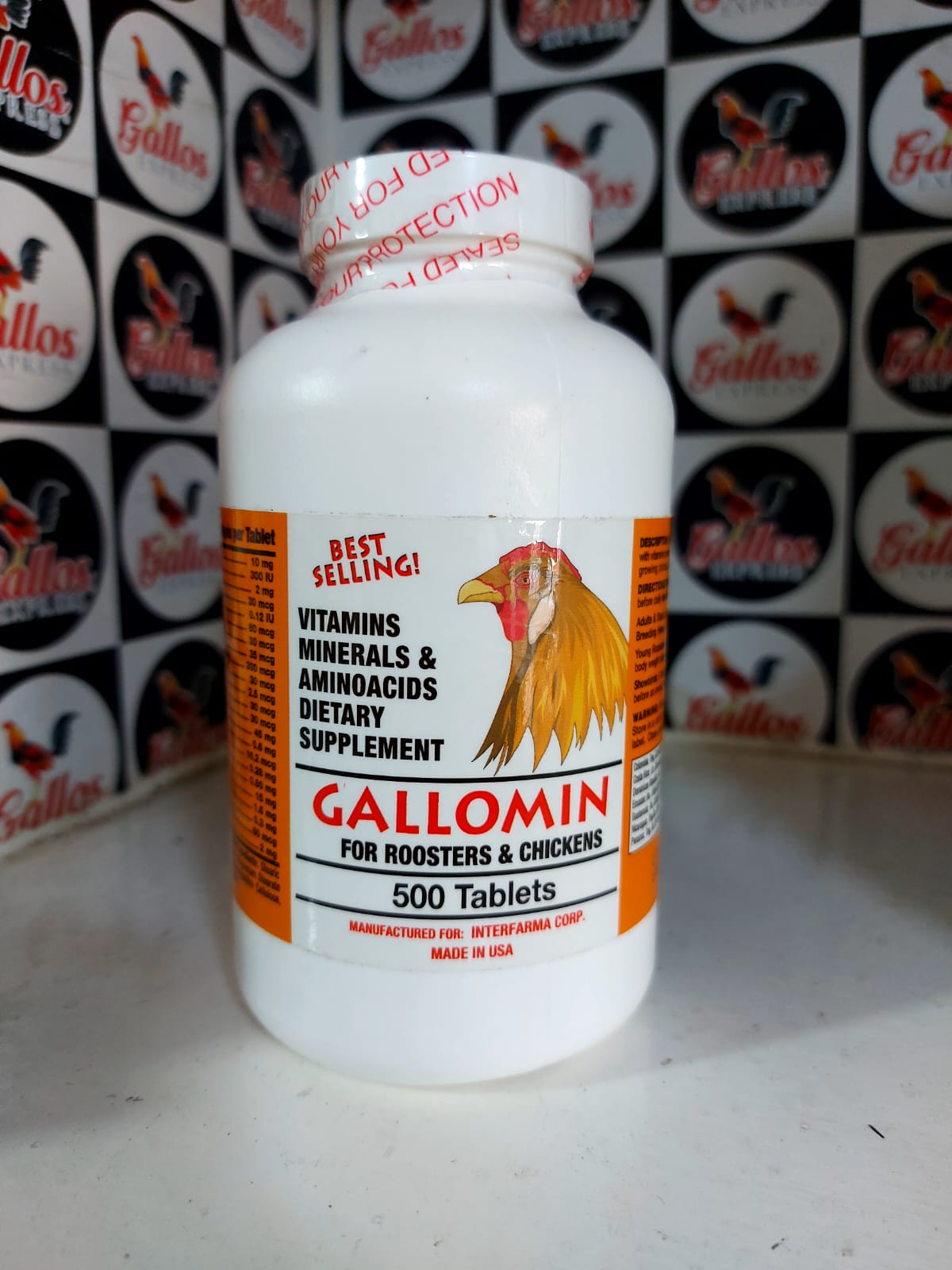 GALLOMIN DE 500  TAB