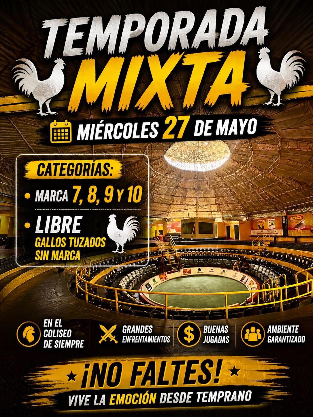 MIERCOLES TEMPORADA MIXTA